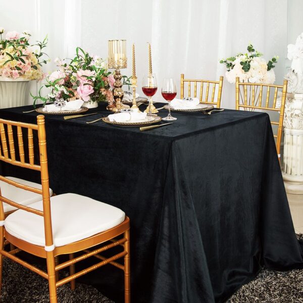 Velvet Table Cover 90 x 132"