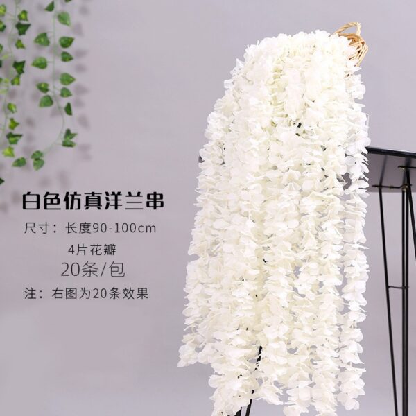 Hanging Garland Flower (White)