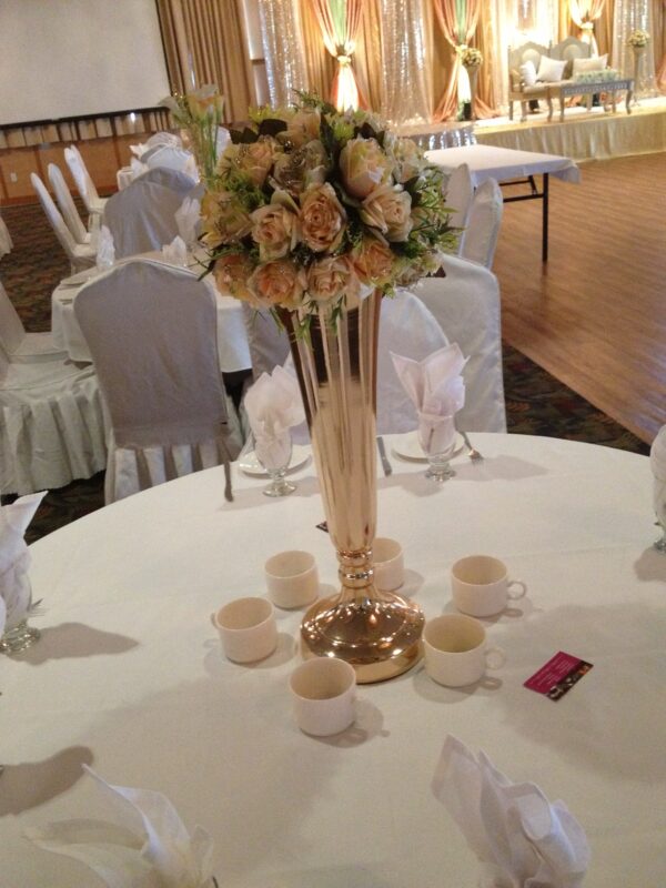 Flower Holder (Silver + Gold)
