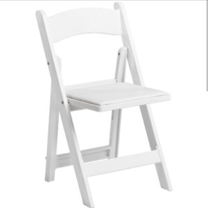White Garden Chair (Resin)