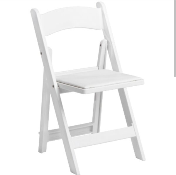 White Garden Chair (Resin)